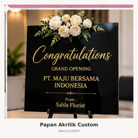 Papan Bunga Akrilik Rs Mayapada